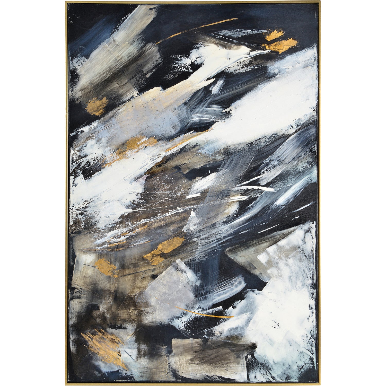 Westmount Canvas Art in Gold