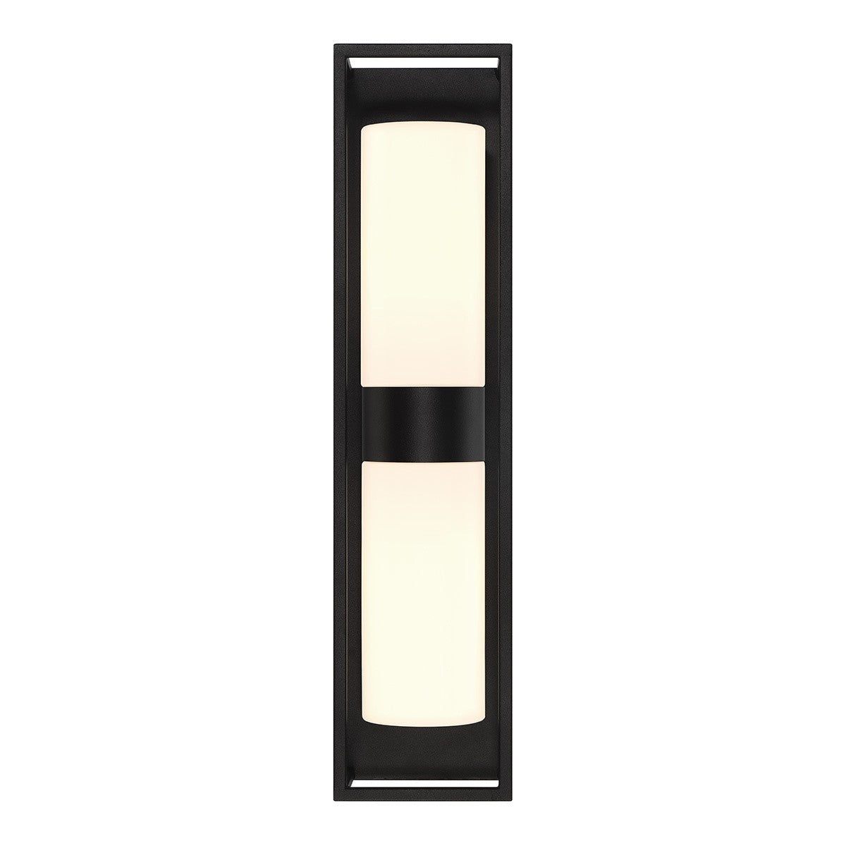 Ren Two Light Wall Sconce in Powder Coat Black