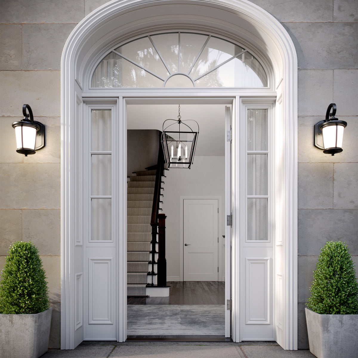 Foyer à quatre lumières de Charleston