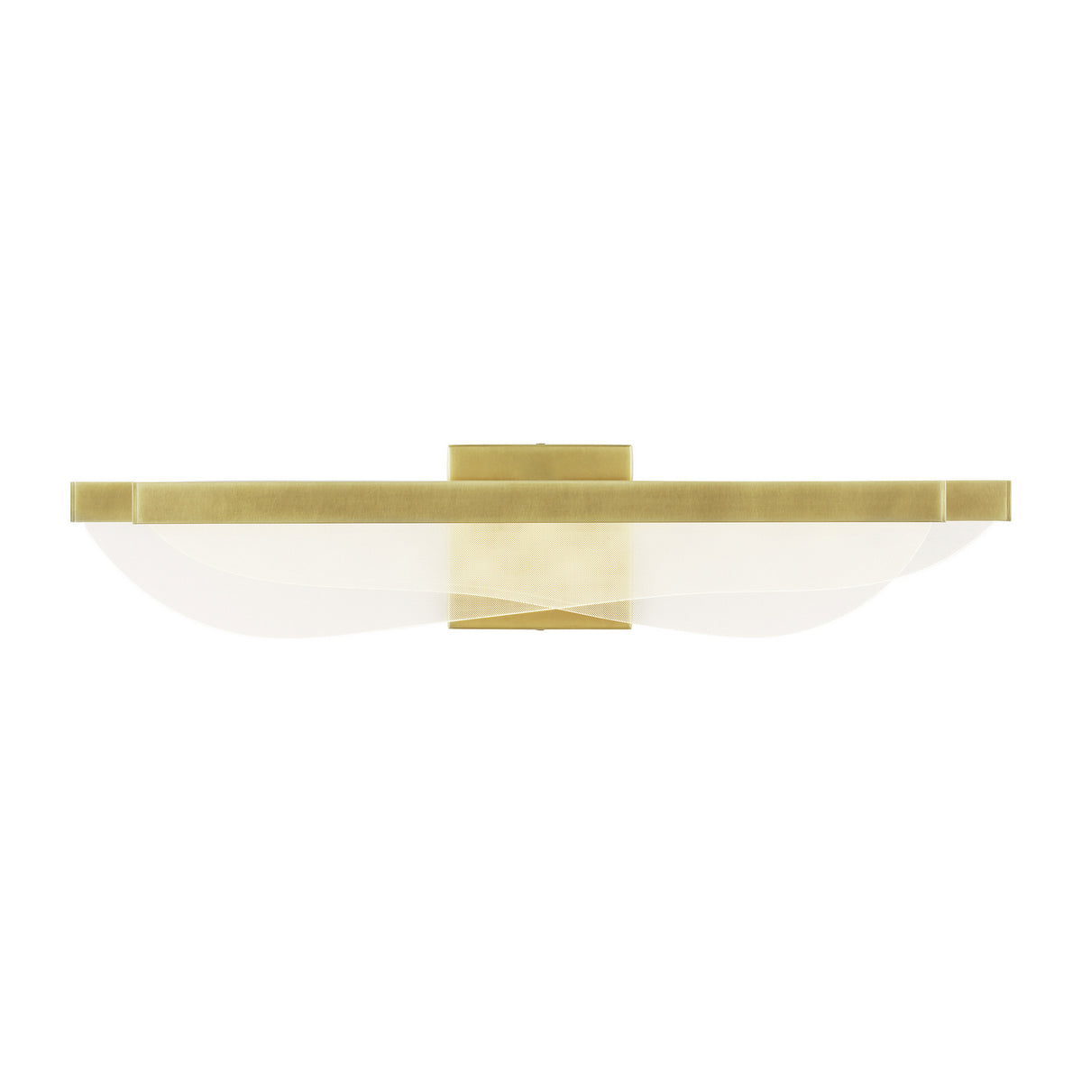 Nyra LED Bath in Plated Brass