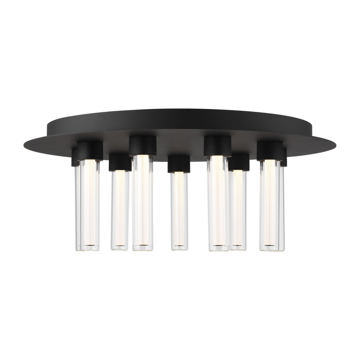 Kola LED Flush Mount in Nightshade Black