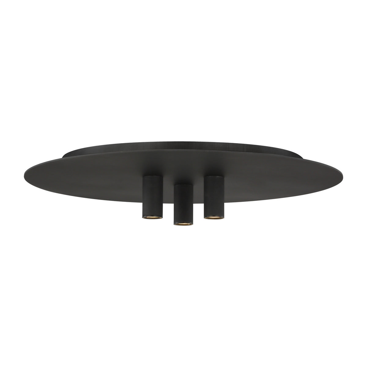 Ponte LED Flush Mount in Nightshade Black