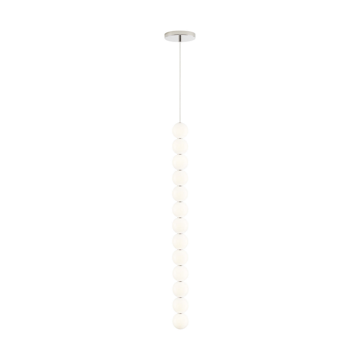 Orbet LED Pendant in Polished Nickel
