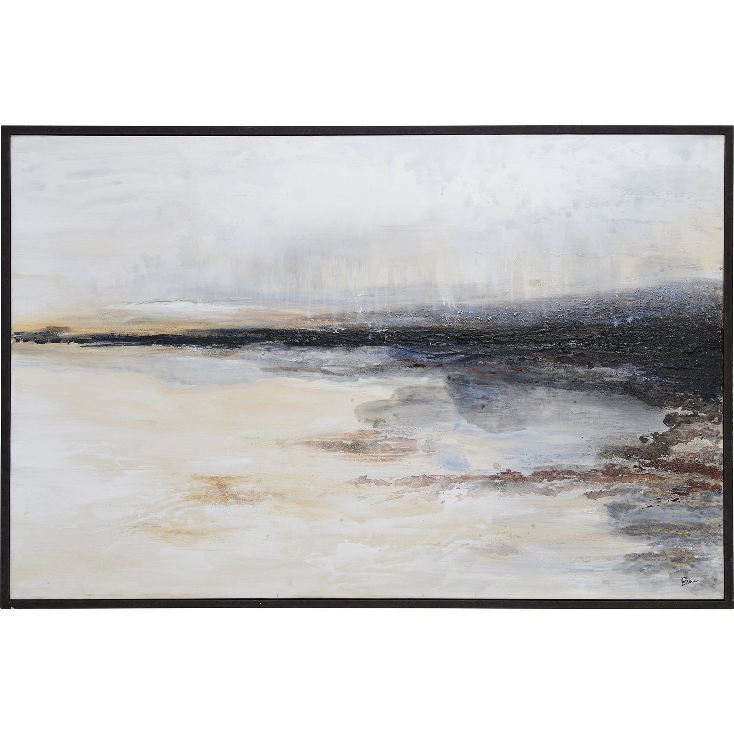 Warran Canvas Art in Black