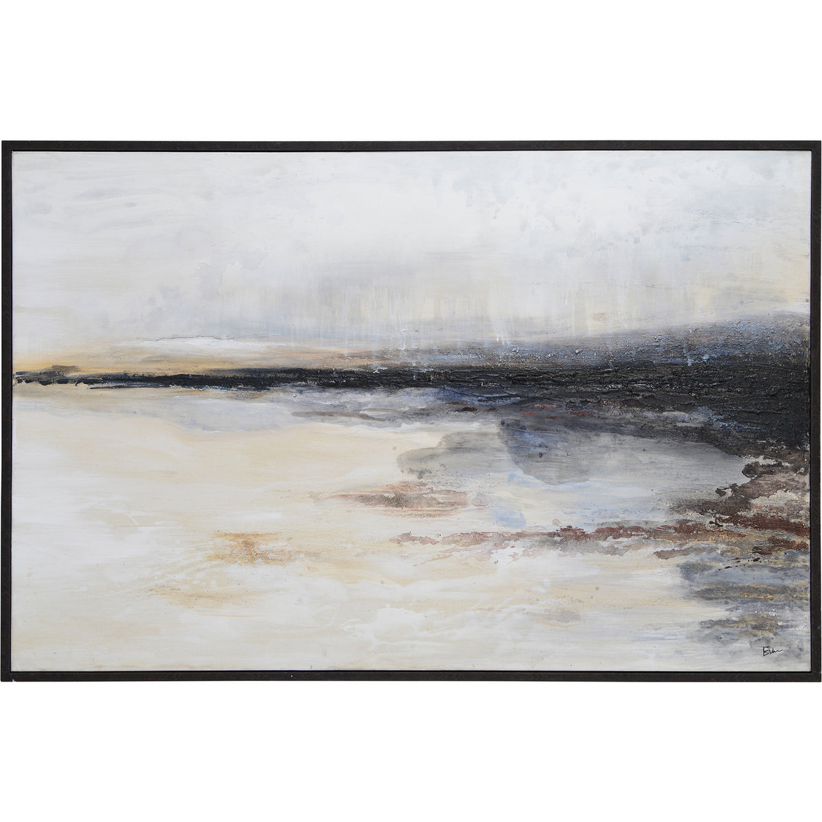 Toile d'art Warran noire