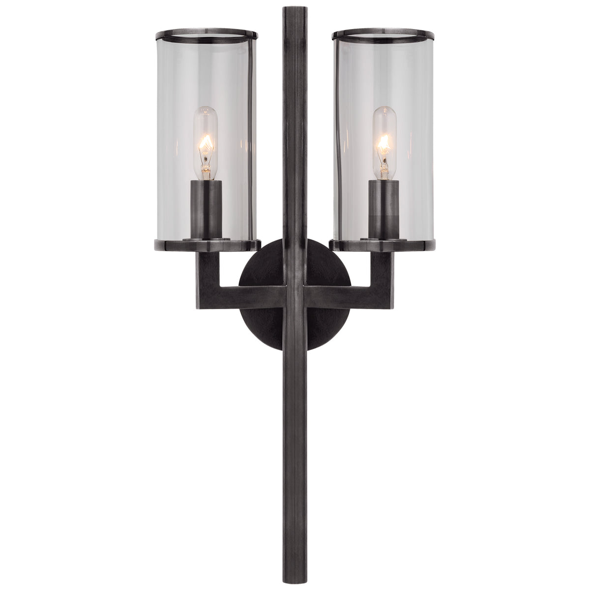 Liaison Two Light Wall Sconce in Bronze