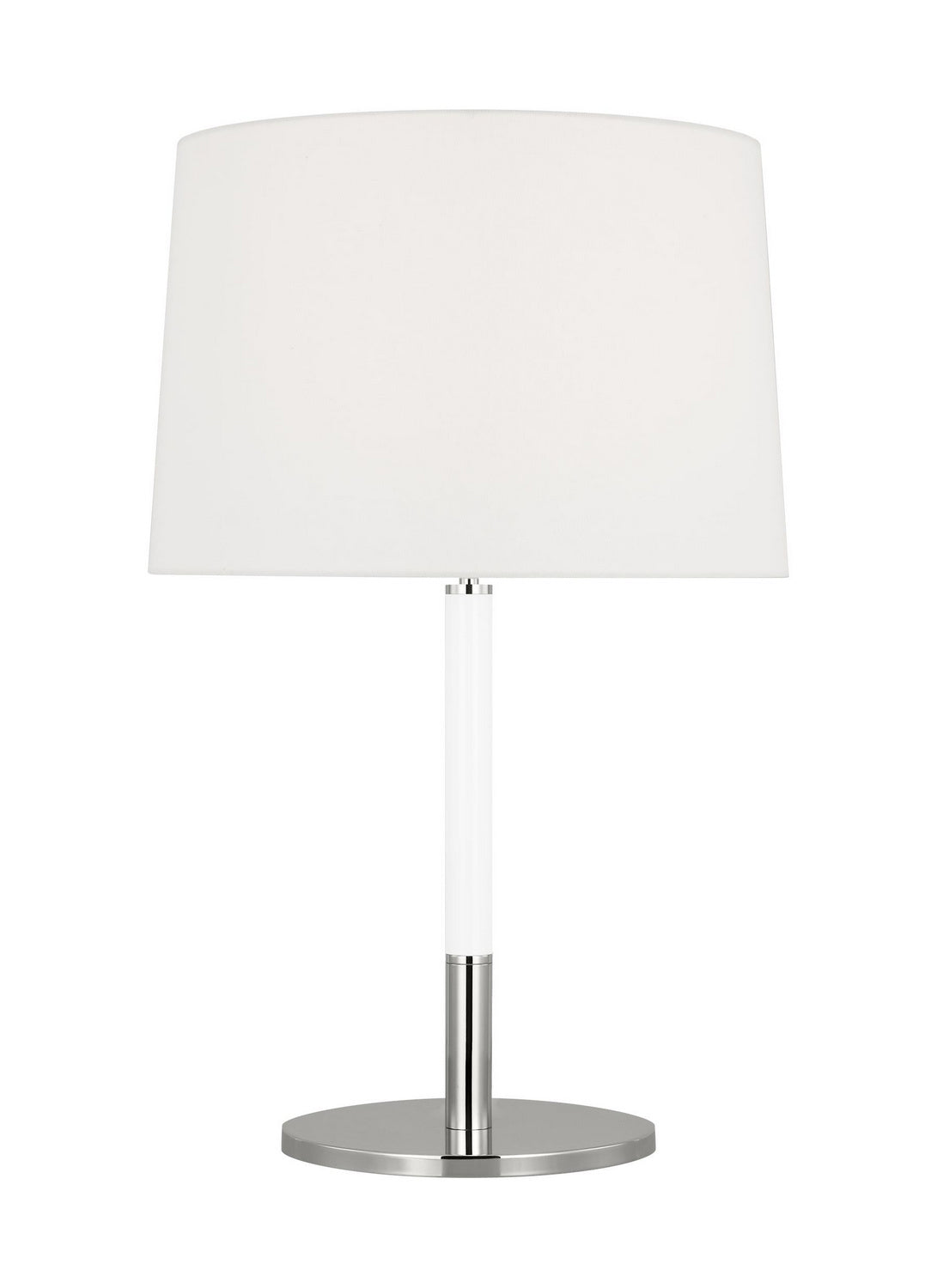 Monroe One Light Table Lamp in Polished Nickel
