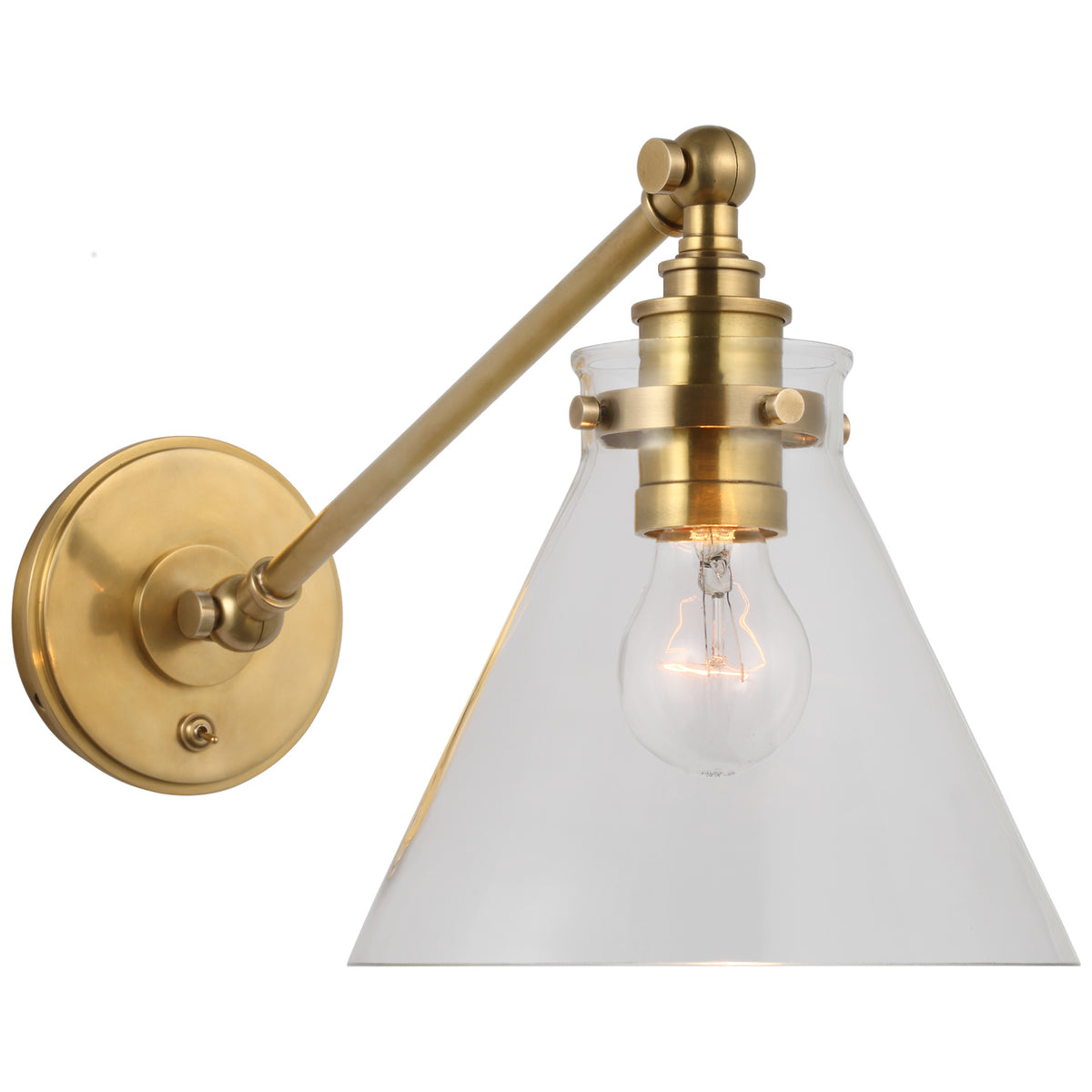 Parkington LED Wall Sconce in Antique-Burnished Brass