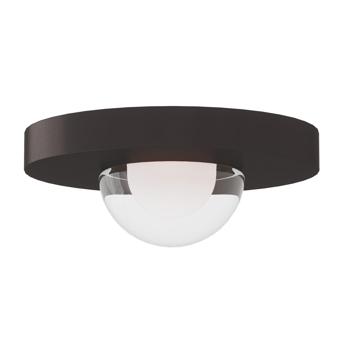 Ebell LED Flush Mount in Natural Brass