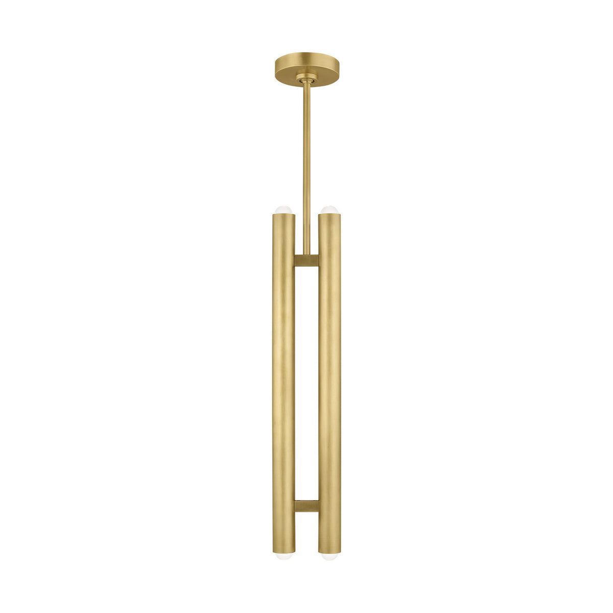 Ebell LED Pendant in Natural Brass