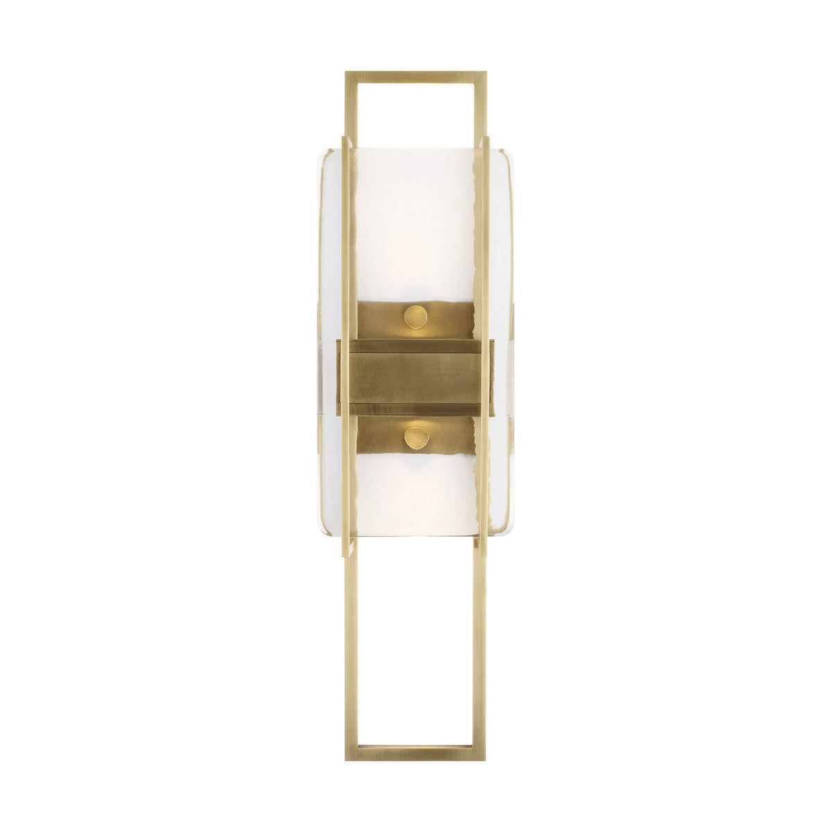 Duelle LED Wall Sconce in Natural Brass