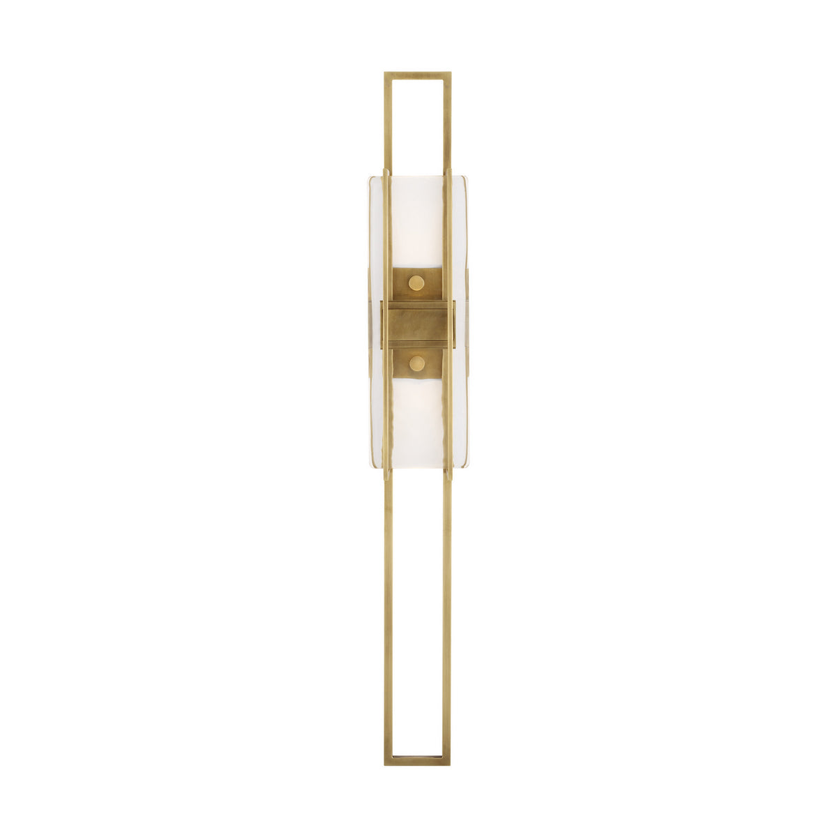 Duelle LED Wall Sconce in Natural Brass
