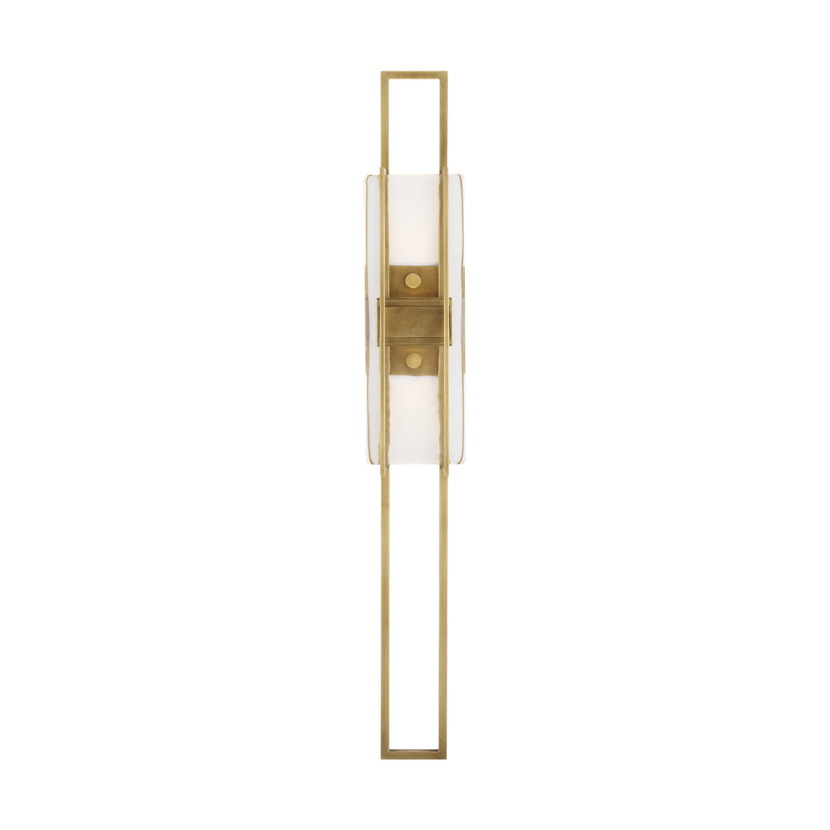 Duelle LED Wall Sconce in Natural Brass
