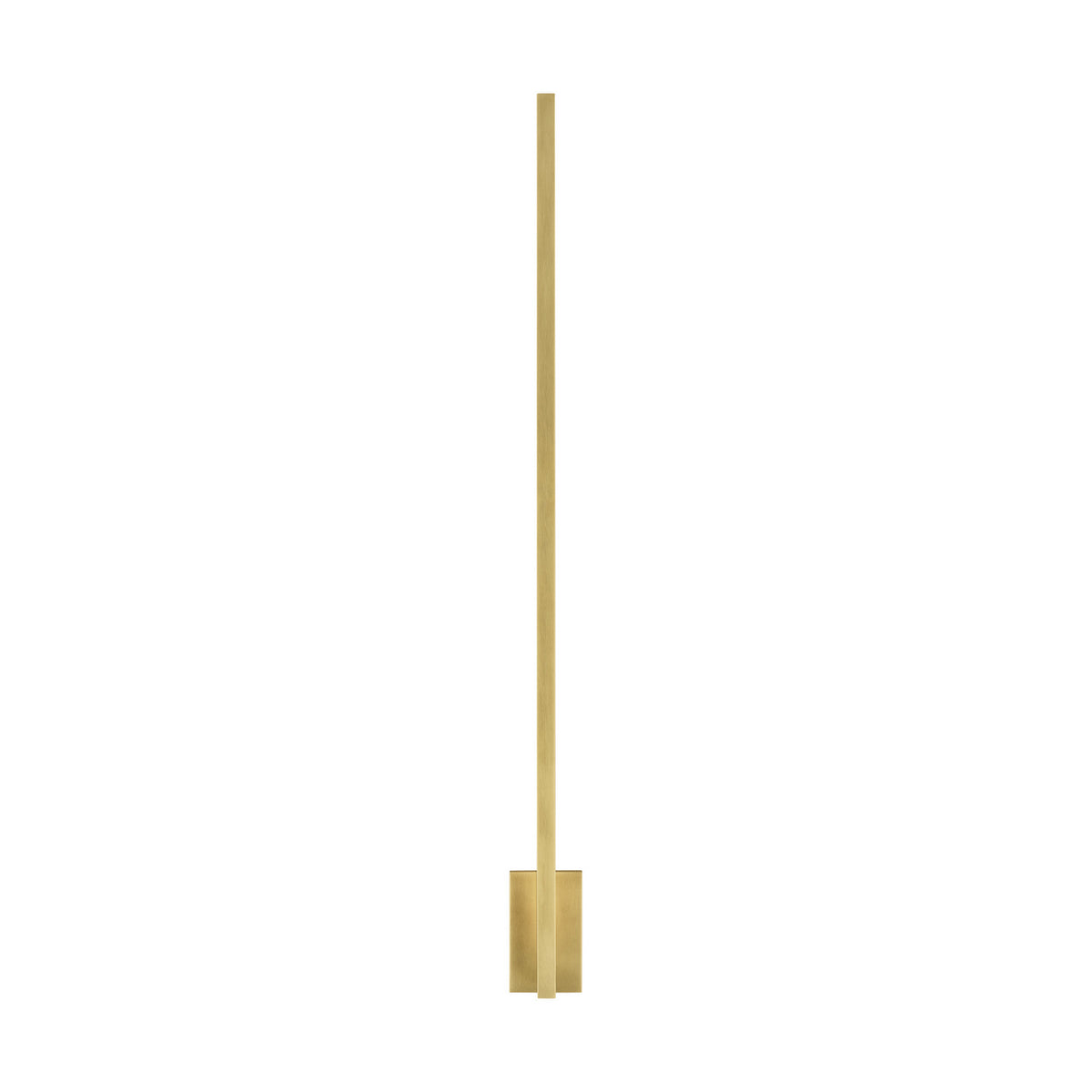 Stagger LED Wall Sconce in Natural Brass