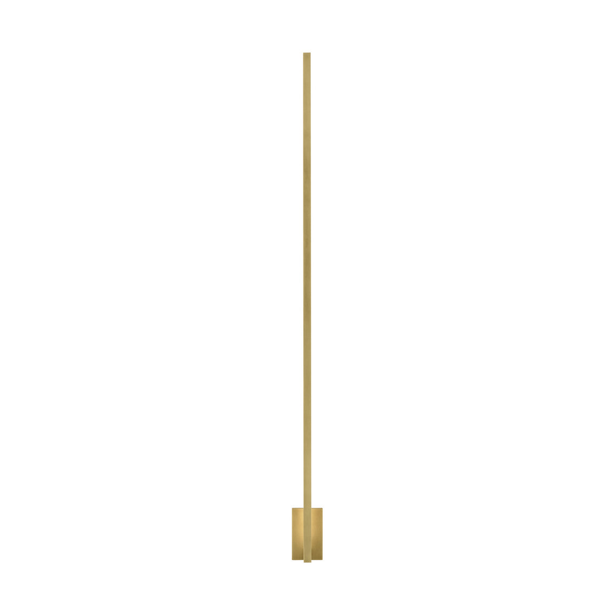 Stagger LED Wall Sconce in Natural Brass