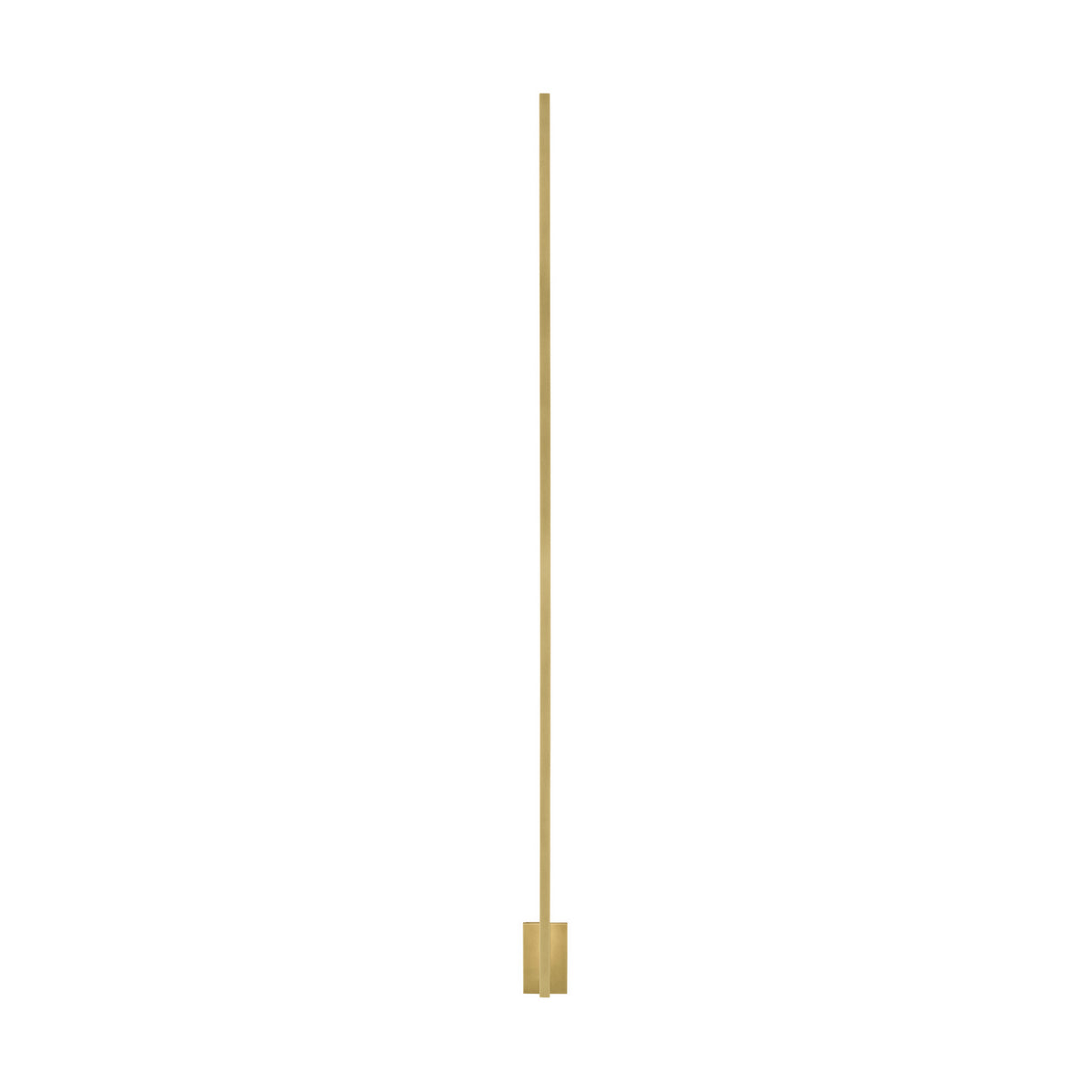Stagger LED Wall Sconce in Natural Brass
