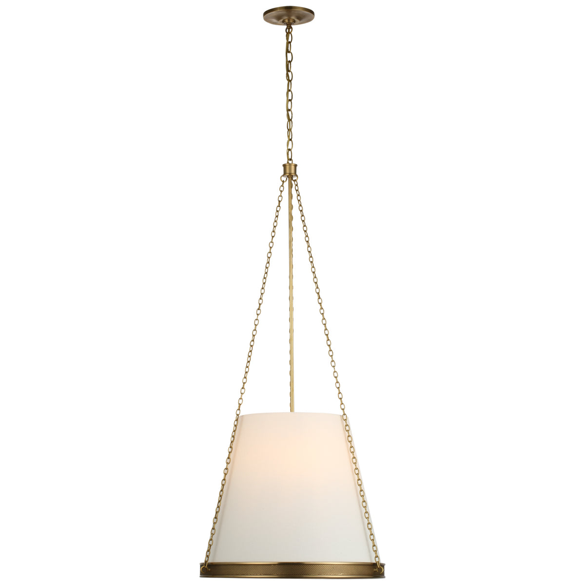 Reese LED Pendant in Soft Brass