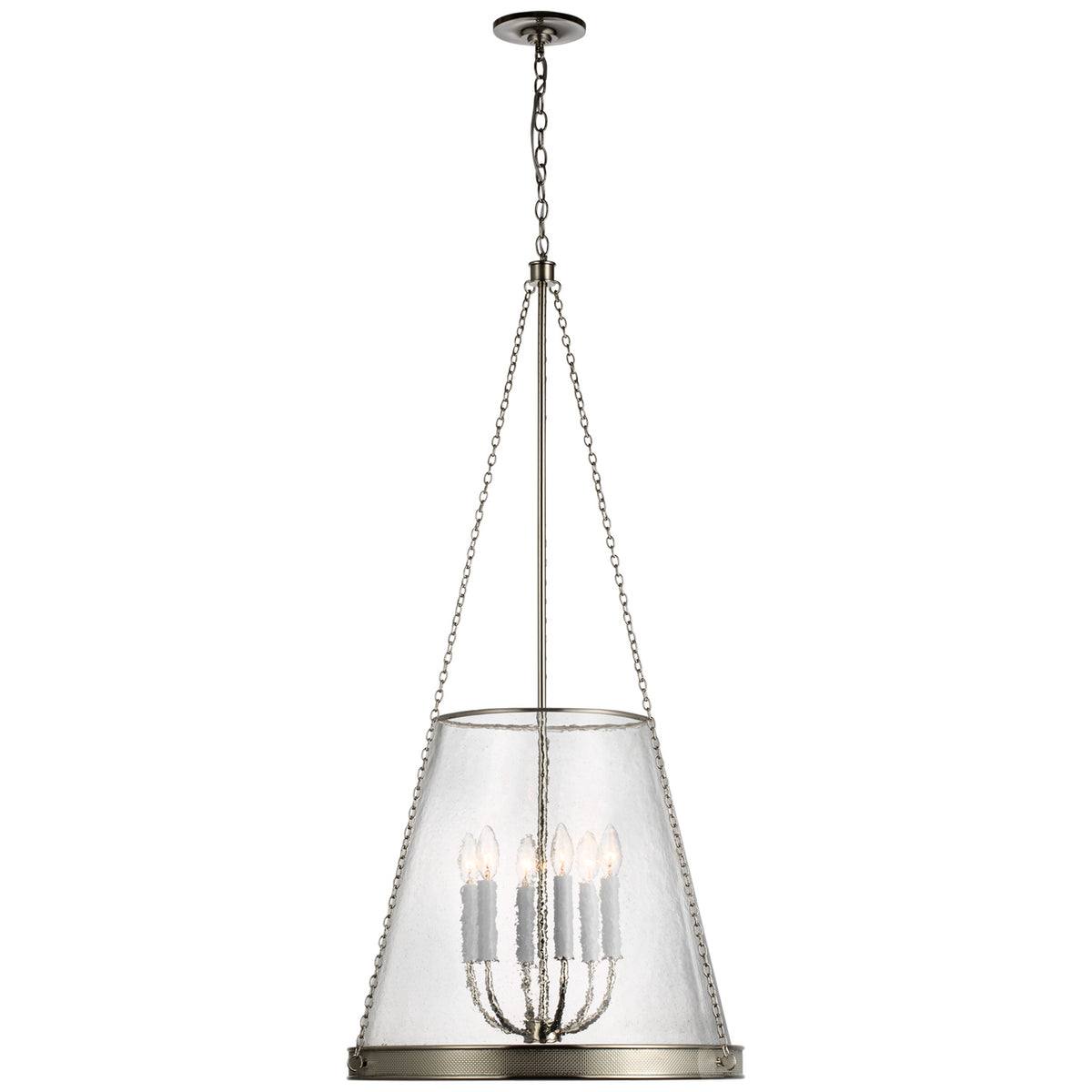 Reese LED Pendant in Polished Nickel