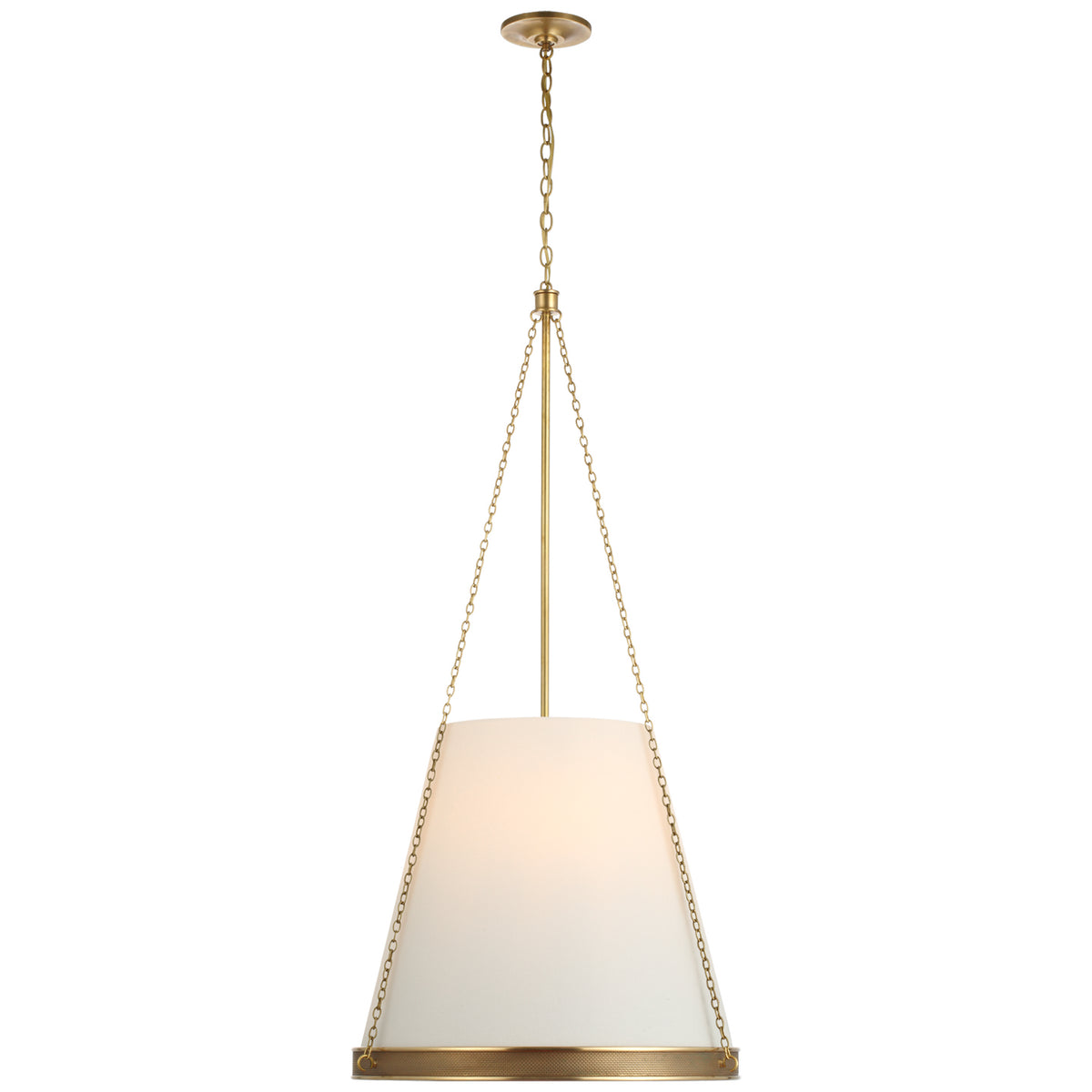 Reese LED Pendant in Soft Brass