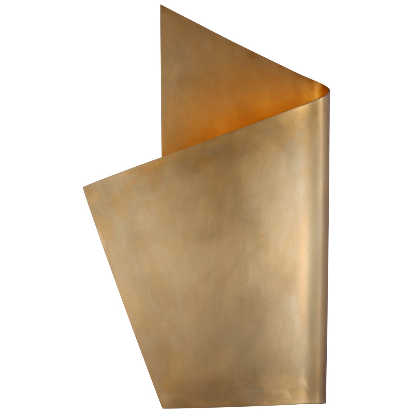 Piel Left Wrapped Sconce in Bronze