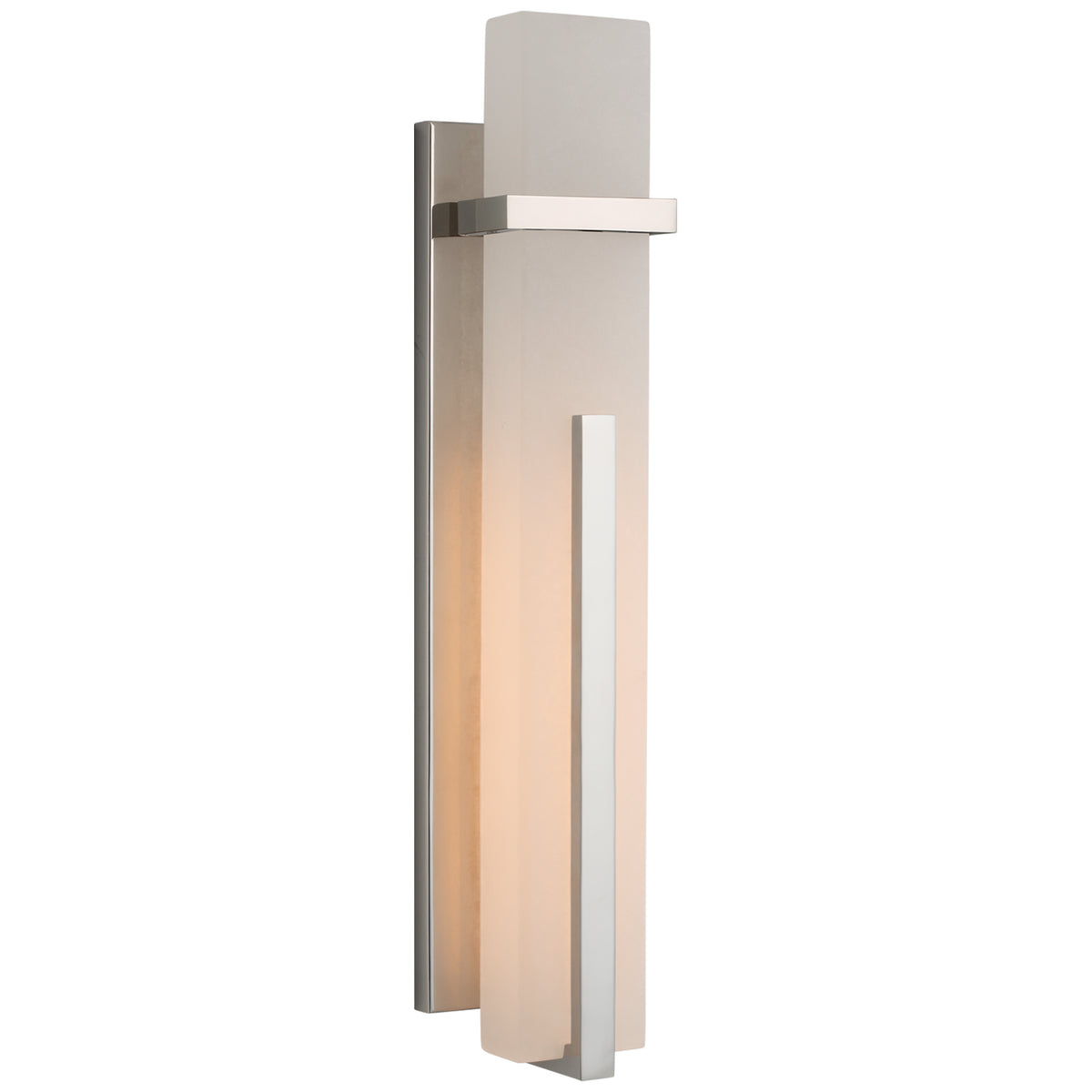 Malik LED Wall Sconce in Polished Nickel