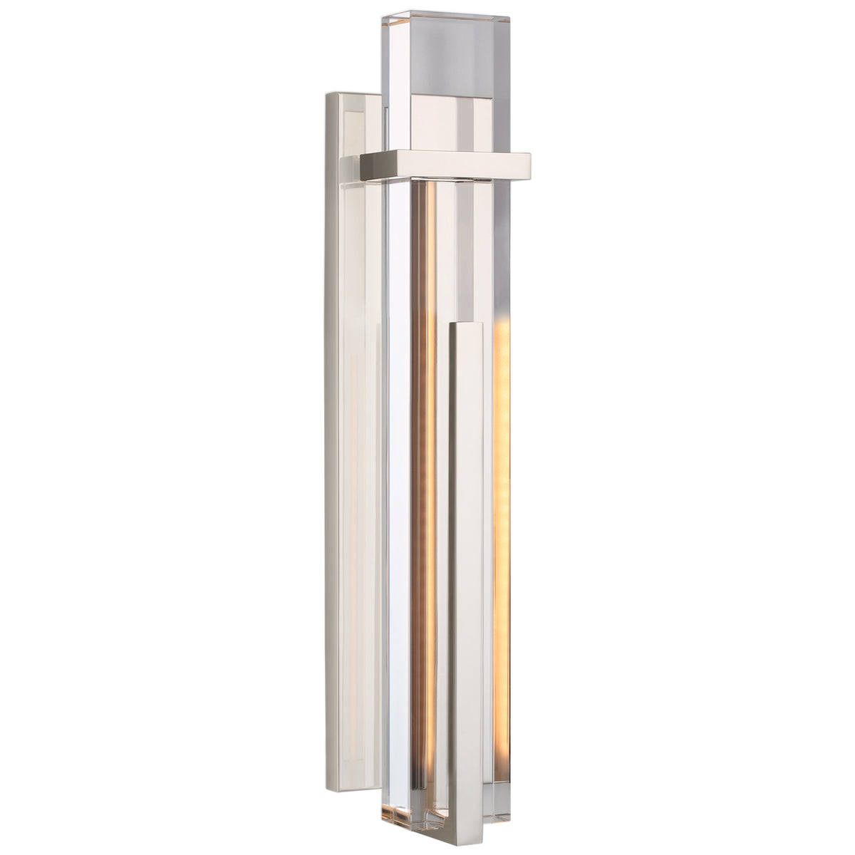 Malik LED Wall Sconce in Polished Nickel
