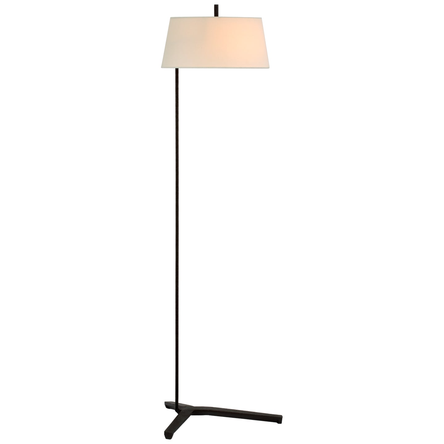 Lampadaire LED Francesco en fer vieilli