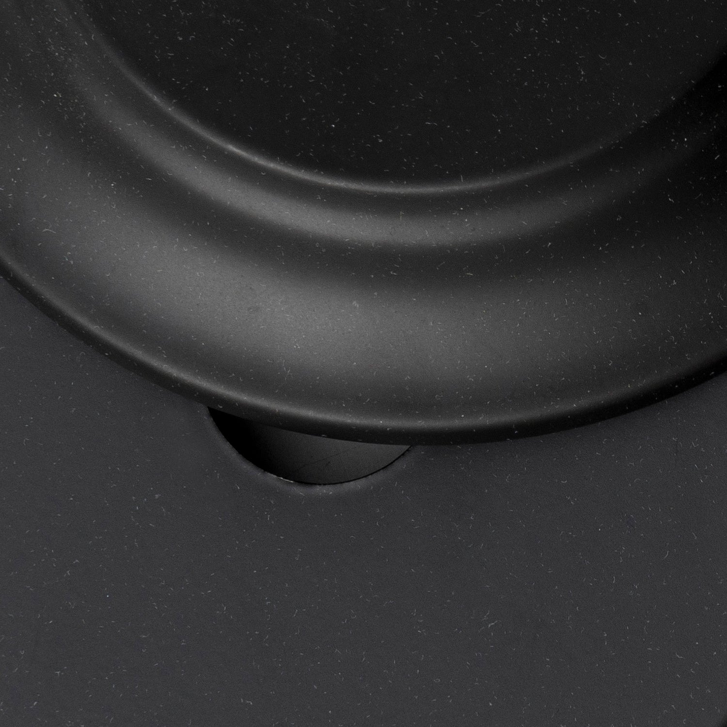 Carlyn One Light Semi Flush Mount in Black