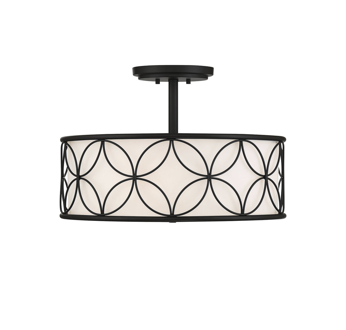 Reid Four Light Semi-Flush Mount