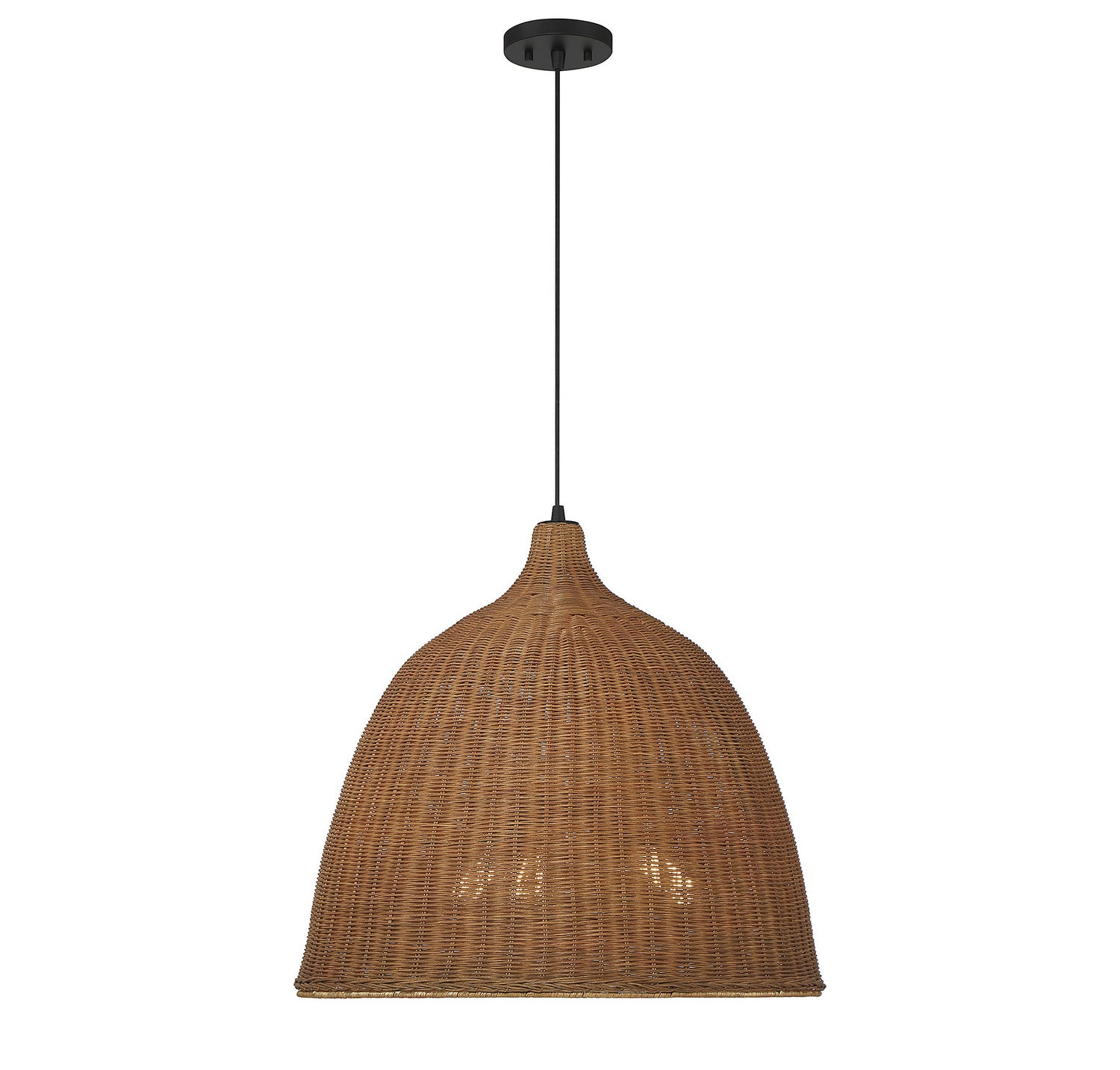 Macra Three Light Pendant in Café