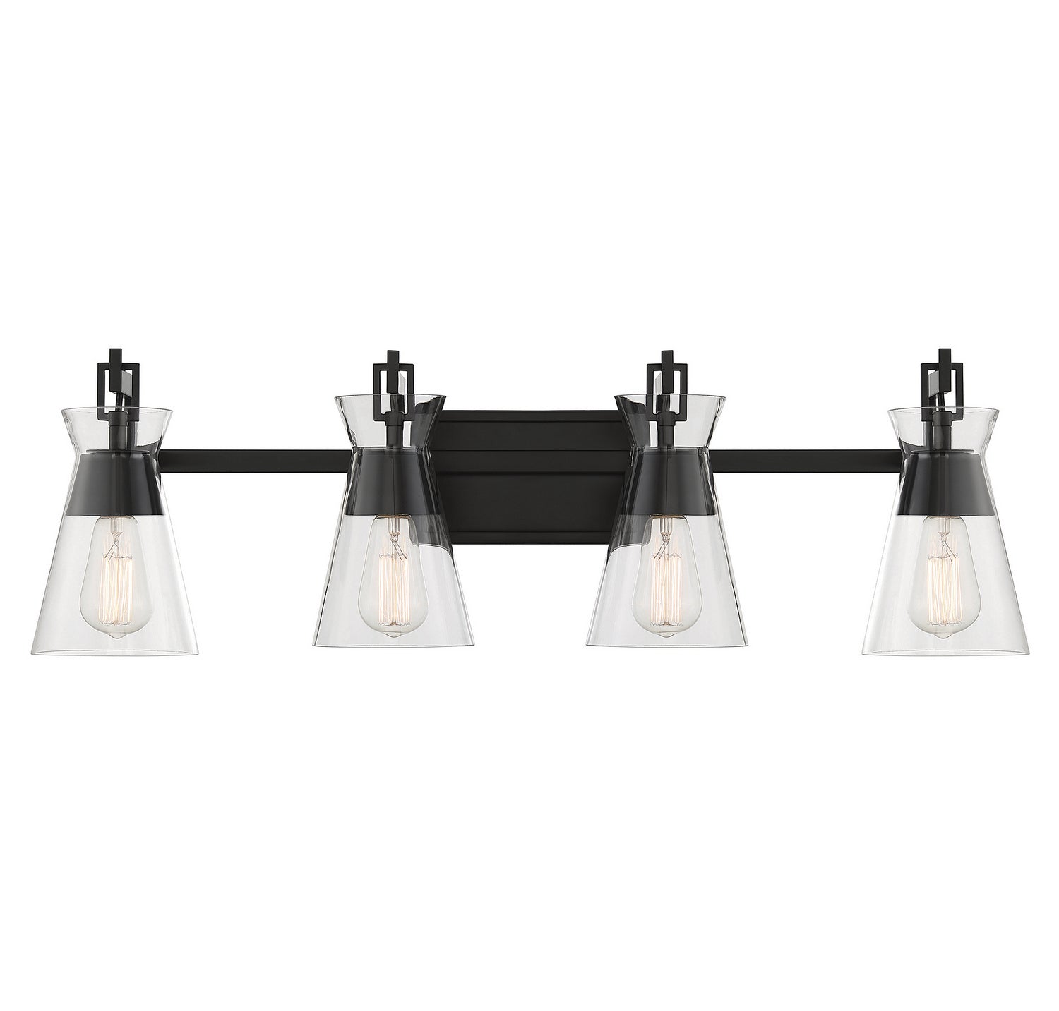 Meuble-lavabo de salle de bain Lakewood à quatre lumières