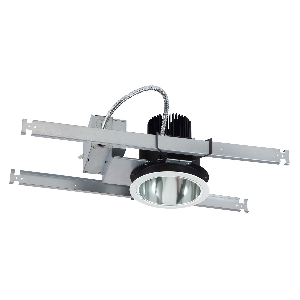 LED REC,6IN,NC HSNG,60W,WH/CHR in White