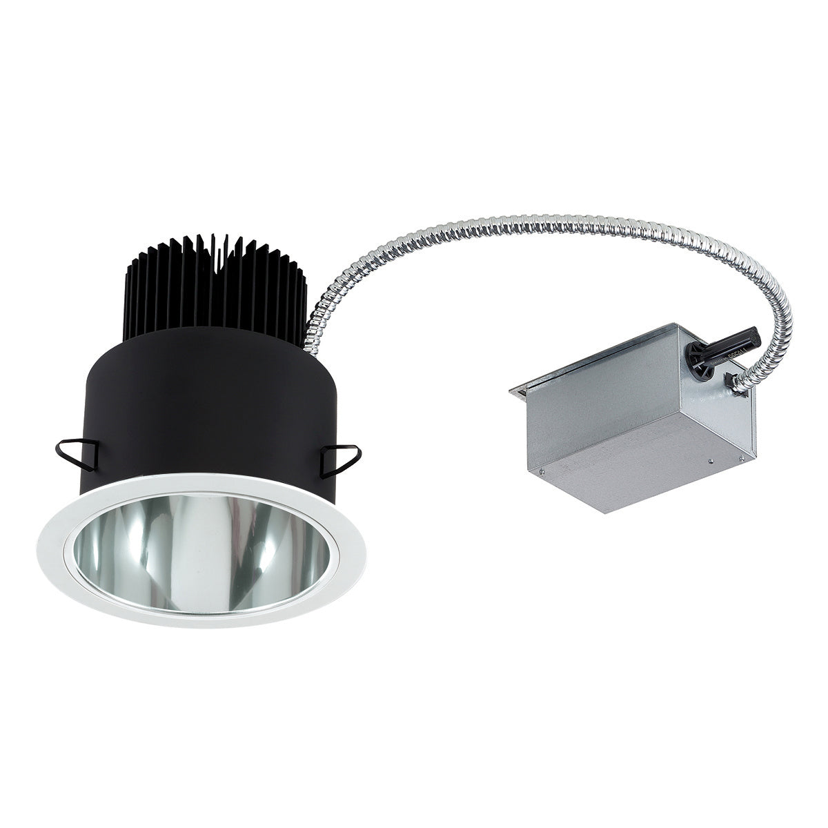 LED REC,6IN,RM HSNG,60W,WH/CHR in White