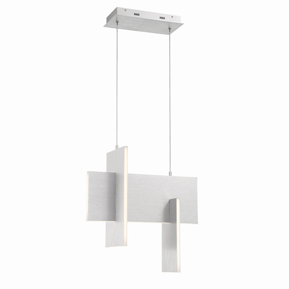 COBURG ,PENDANT,LED,LRG,ALU in Aluminium