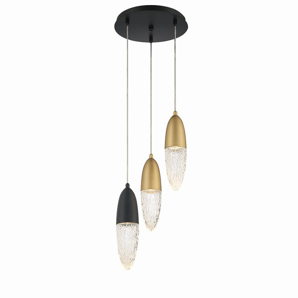 ECROU -CHD-3LT-12IN-GBM-CL in Gold-Black