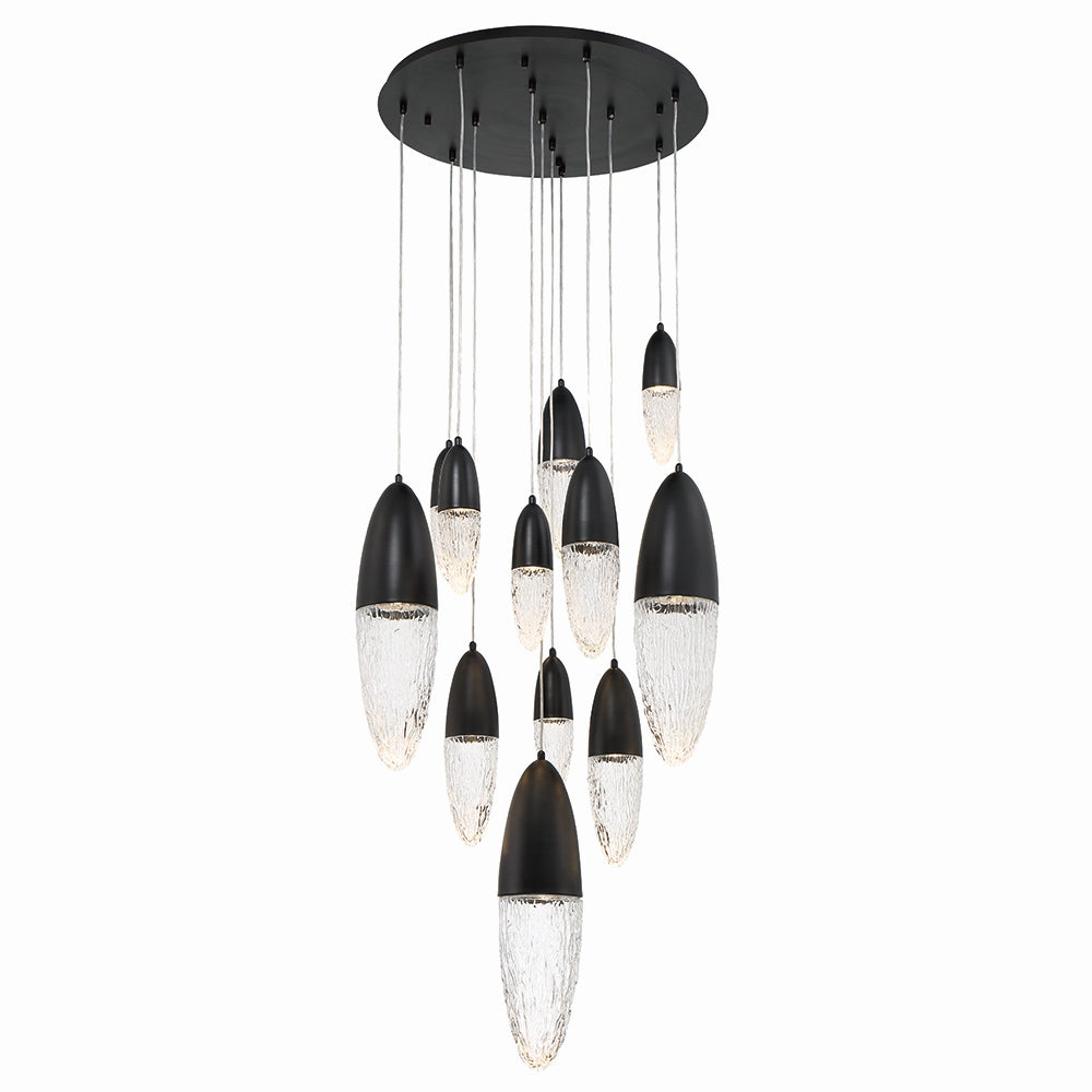 ECROU -CHD-12LT-30IN-BK-CL in Black