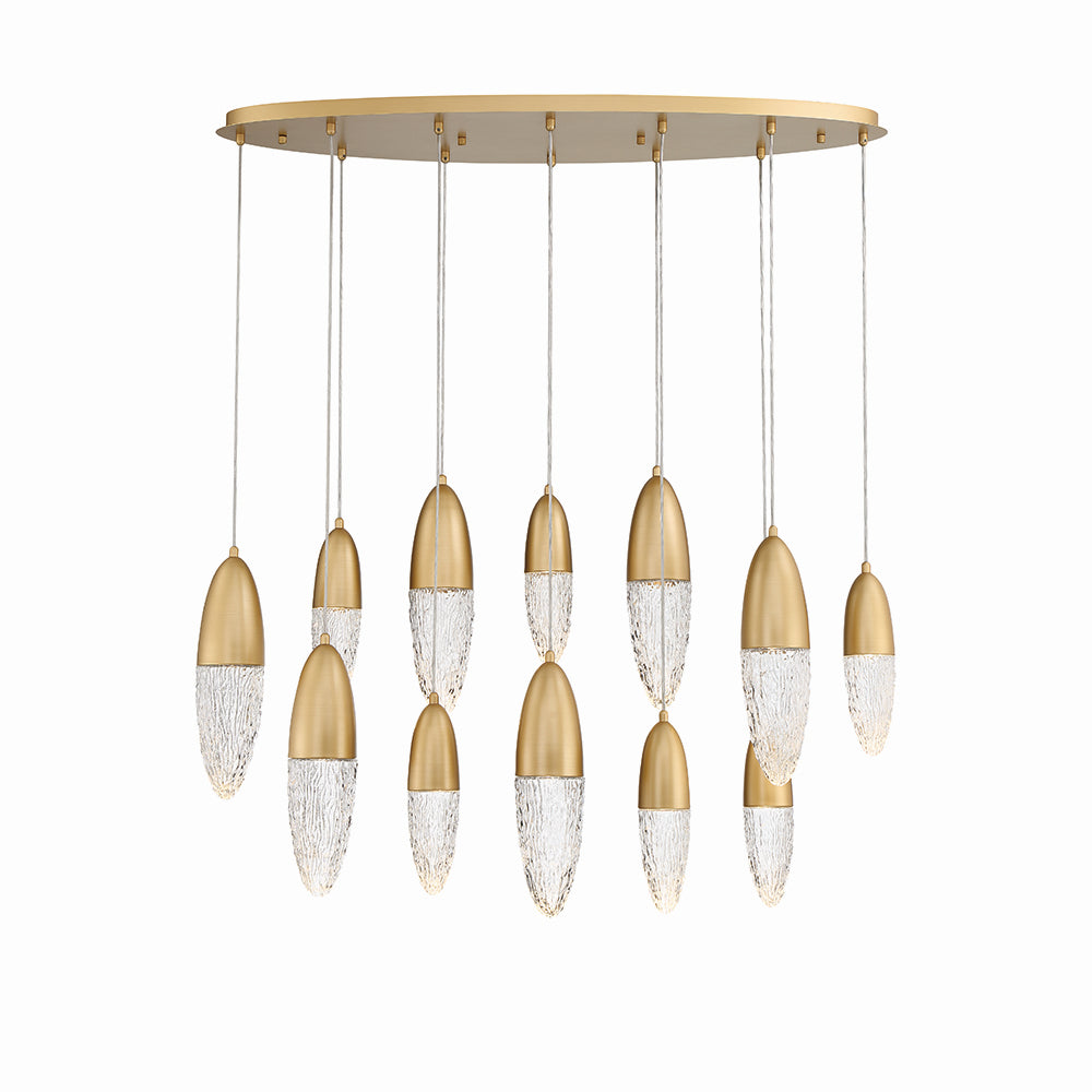 ECROU -CHD-12LT-44IN-GD-CL in Gold