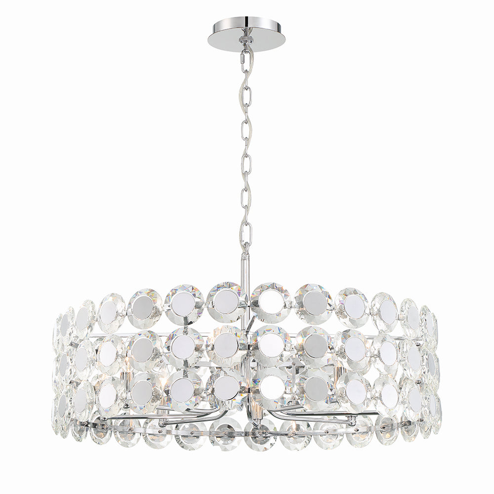 Perrene Eight Light Chandelier