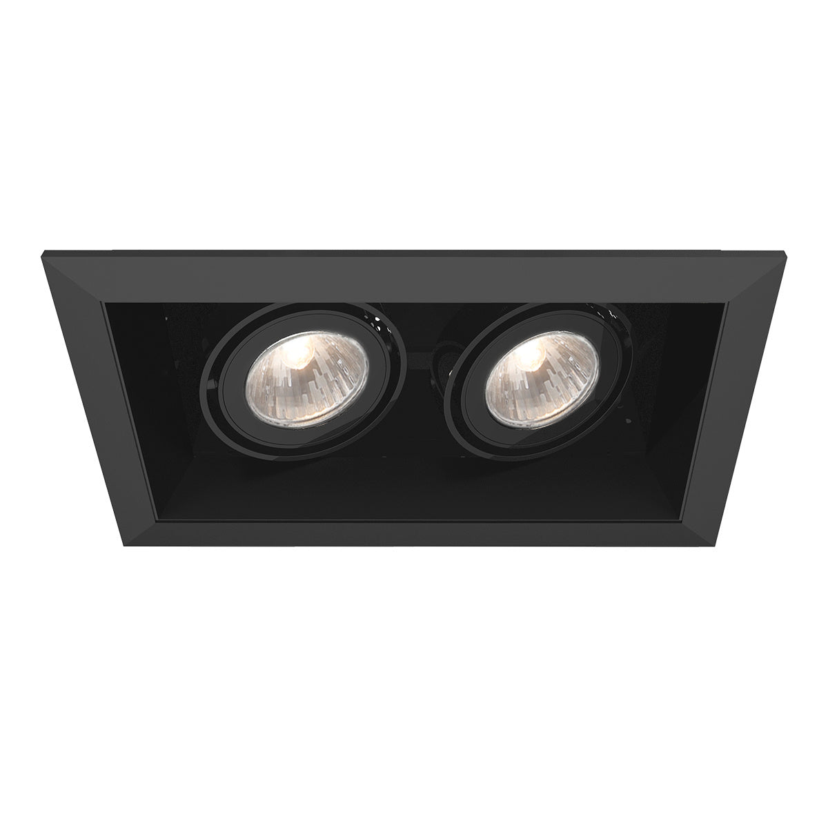 GU10 MULTI MULT,GU10,TRM,2LT,50W,BLK/BLK in Black