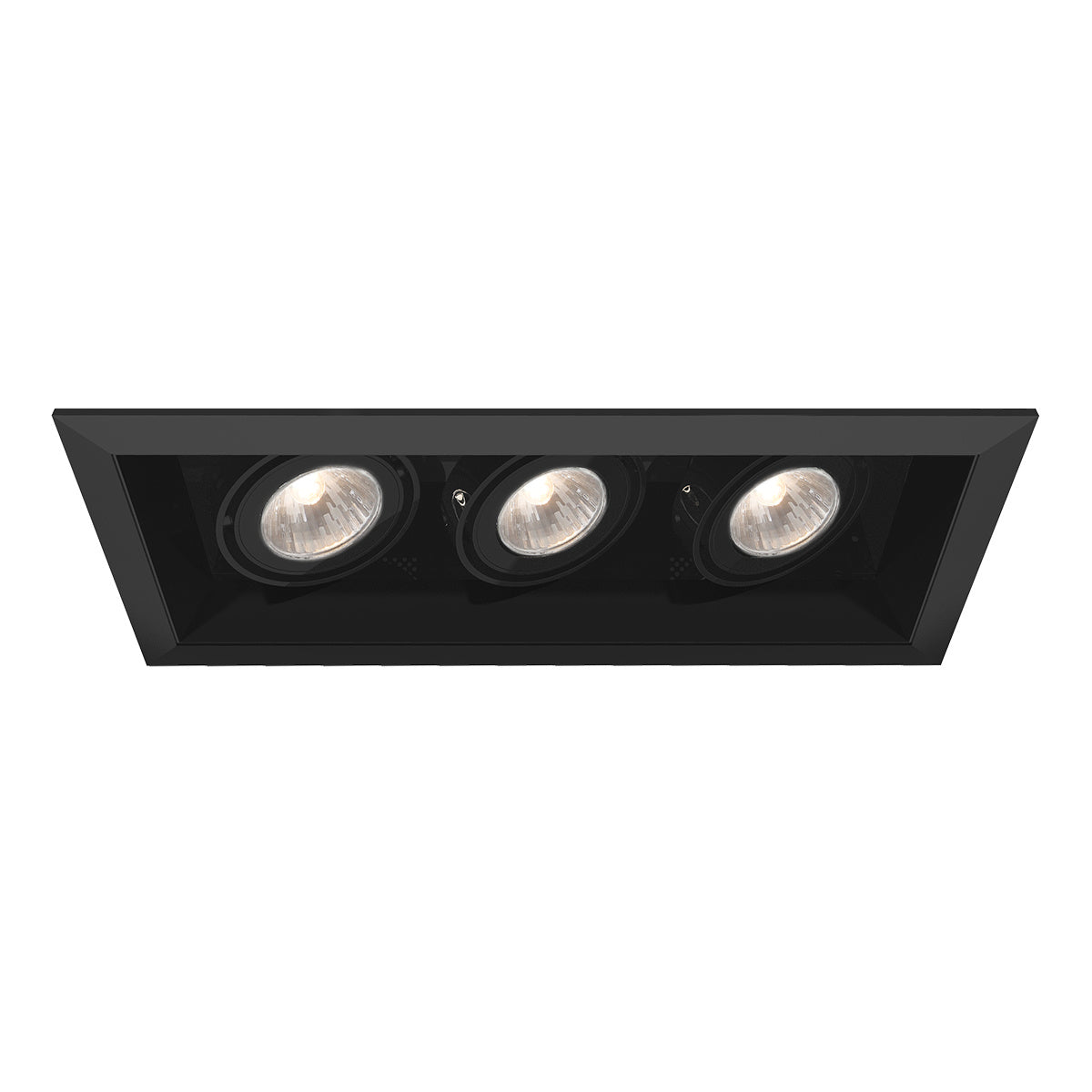 GU10 MULTI MULT,GU10,TRM,3LT,50W,BLK/BLK in Black