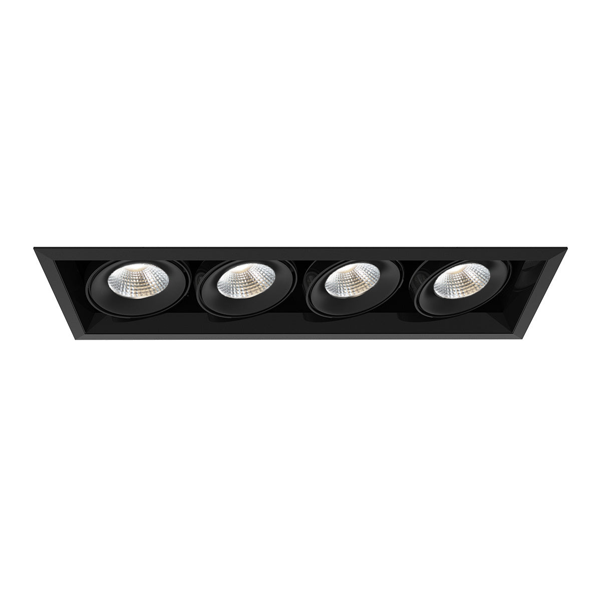 26W Multi LED Recessed Multiple in Black