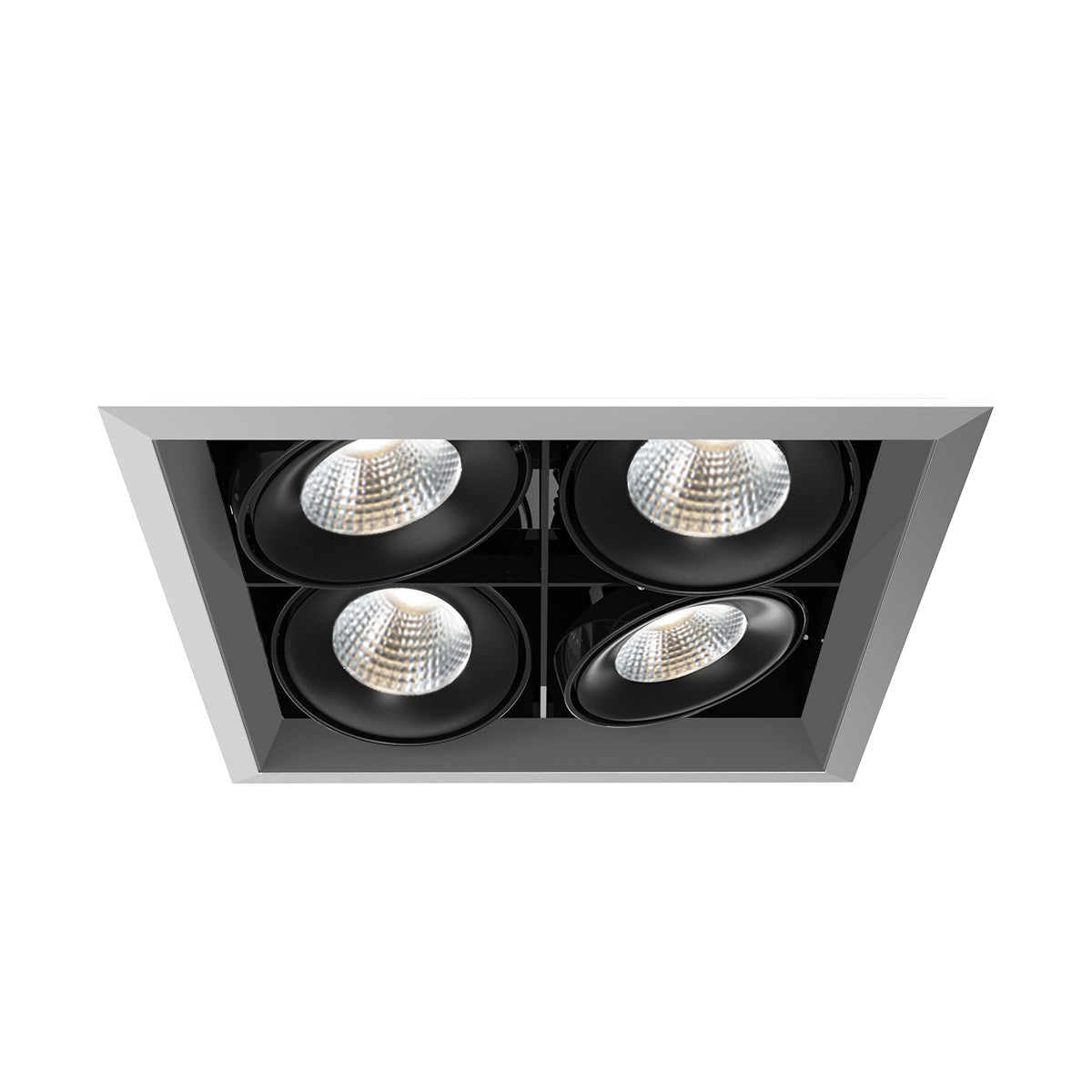 26W Multi LED Recessed Multiple in Platinum