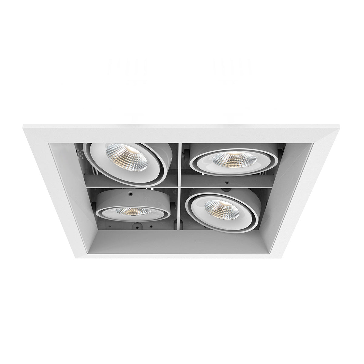 15W Multi LED Recessed Multiple in White