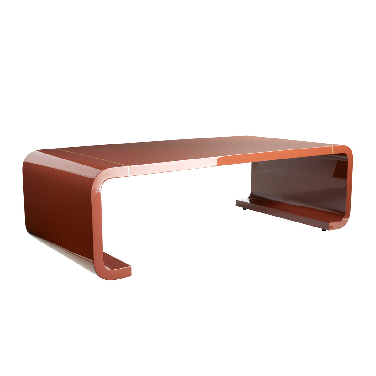 Table basse Turnley couleur paprika