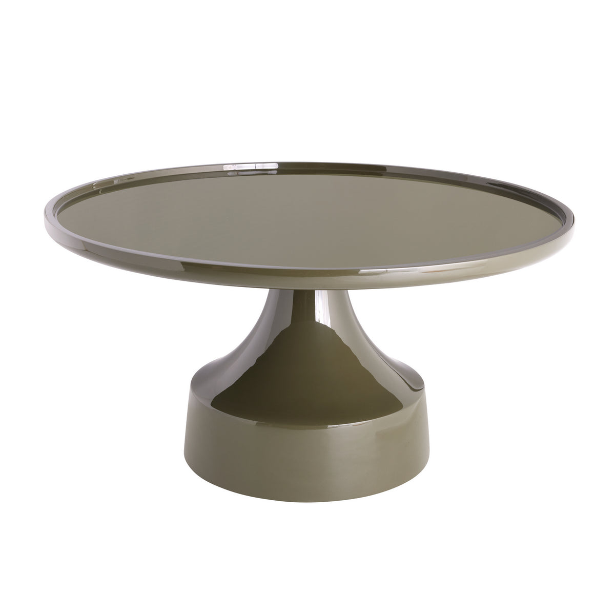 Joelie Cocktail Table in Dark Moss
