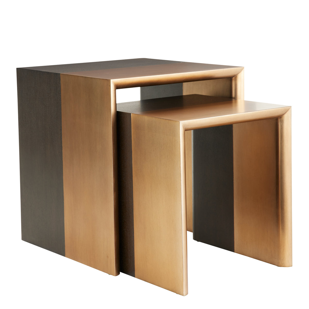 Tables d'appoint Kierstens, lot de 2, couleur sable