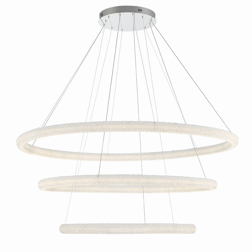 Sassi LED Chandelier in Chrome
