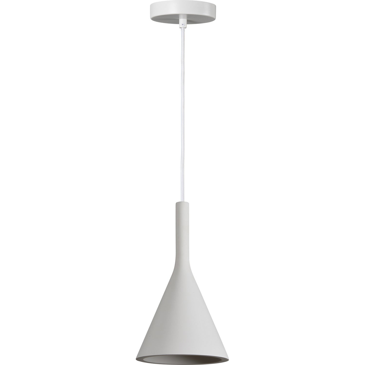 Plafonnier Hottah à une lumière, blanc