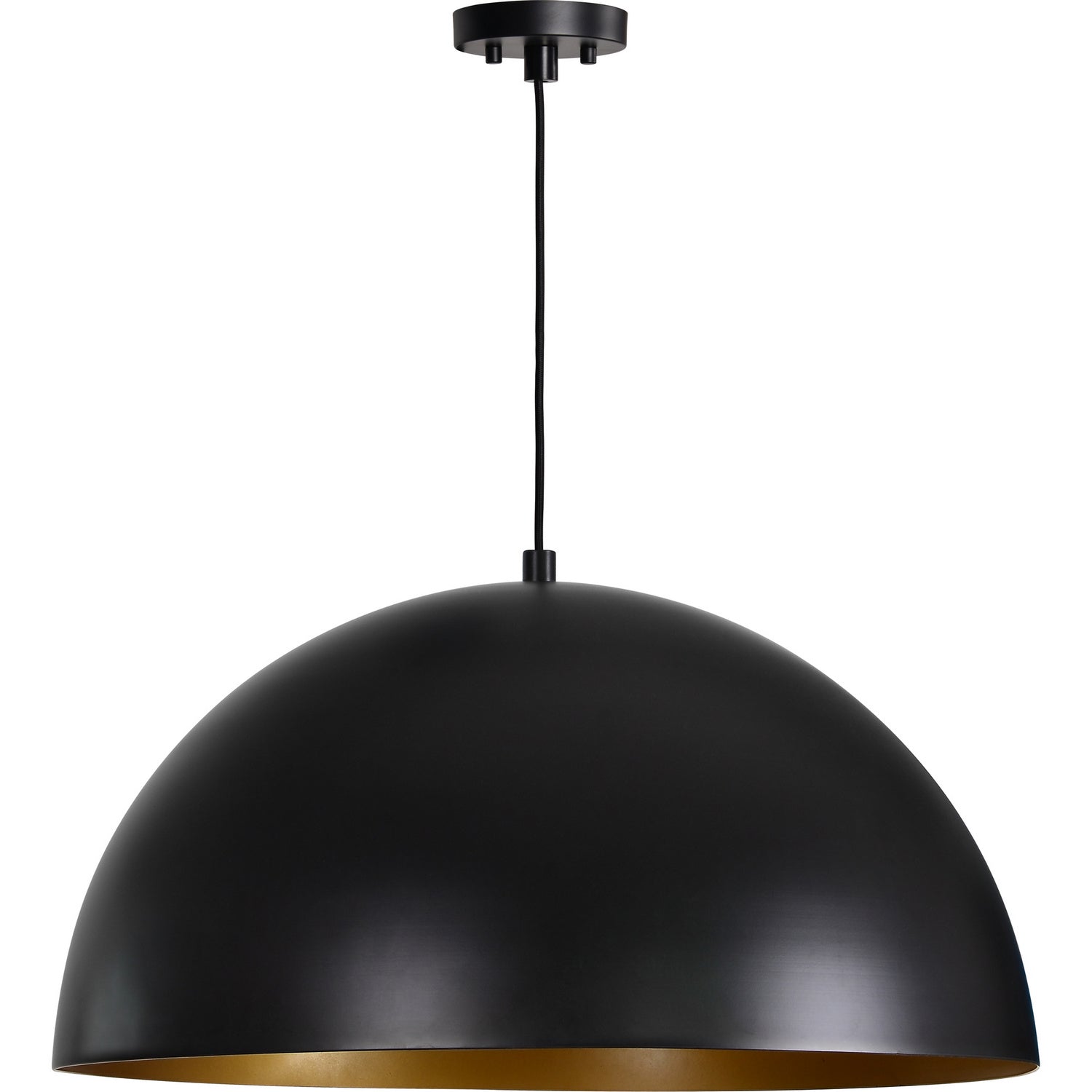 Sina One Light Ceiling Fixture in Matte Black