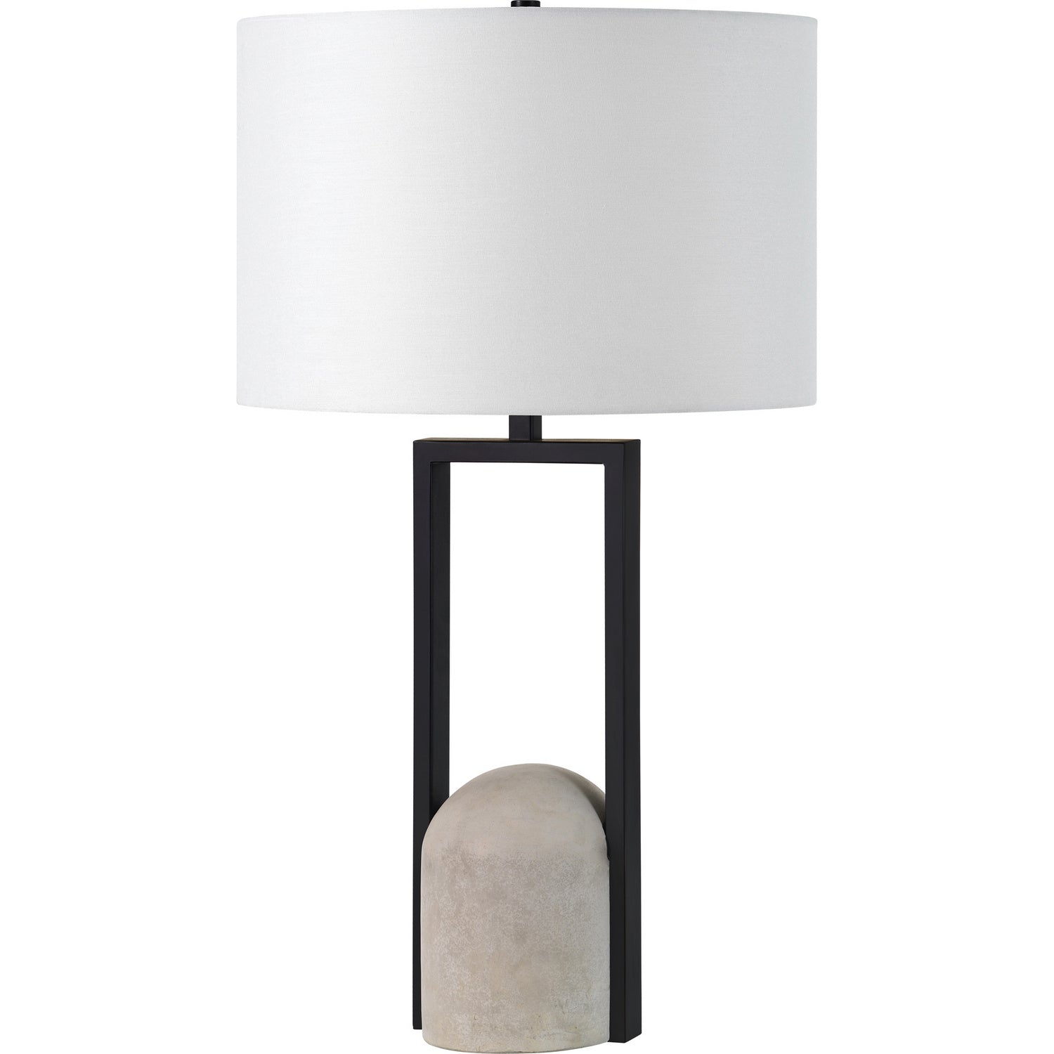 Florah One Light Table Lamp in Matte Black
